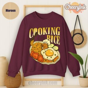 Sweatshirt Cooking Rice