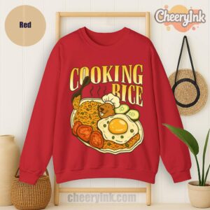 Sweatshirt Cooking Rice