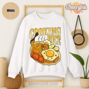 Sweatshirt Cooking Rice