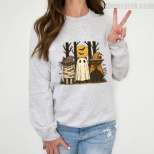 Halloween Cat Trio Sweatshirt