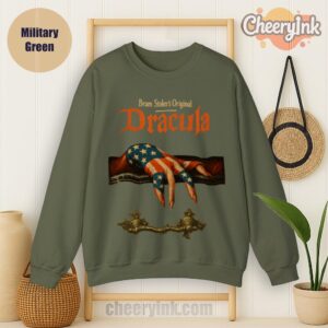 Sweatshirt Halloween Dracula Military