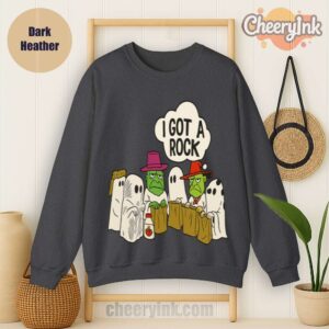 Sweatshirt I Got A Rock Ghost Dark
