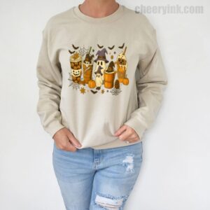 Spooky Coffee Halloween Sweatshirt