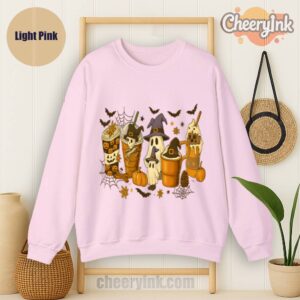 Sweatshirt Skeleton Coffee Cups Light