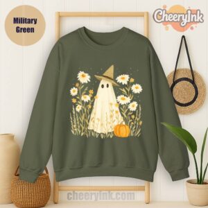 Sweatshirt Spooky Witchy Military
