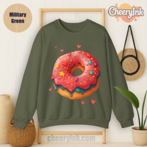 Sweatshirt Sweet Love Donut Military