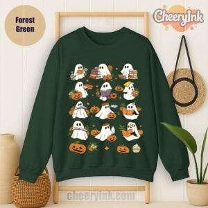 Sweatshirt Teaching My Boos Halloween 1 Forest