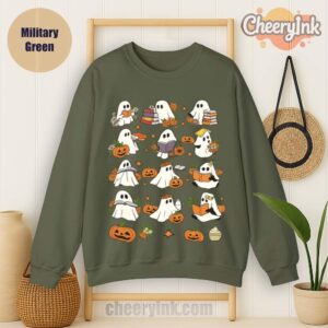 Sweatshirt Teaching My Boos Halloween 1 Military