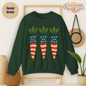 Sweatshirt Usa Carrot Squad Forest