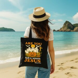 Tote Are You Fall O Ween Jesus 11 Black