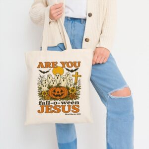 Tote Are You Fall O Ween Jesus 11 Natural