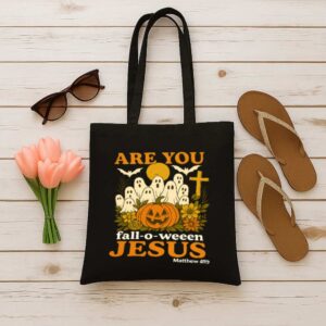 Tote Are You Fall O Ween Jesus 12 Black
