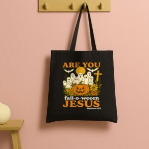 Tote Are You Fall O Ween Jesus 13 Black