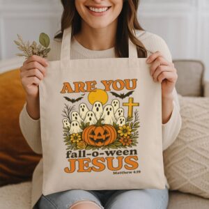 Tote Are You Fall O Ween Jesus 14 Natural
