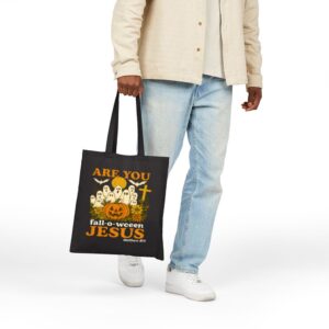 Tote Are You Fall O Ween Jesus 18 Black