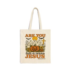 Tote Are You Fall O Ween Jesus 18 Natural
