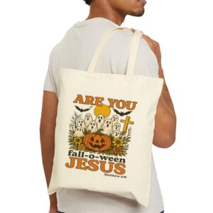 Tote Are You Fall O Ween Jesus 23 Natural