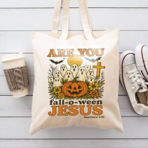 Tote Are You Fall O Ween Jesus 9 Natural