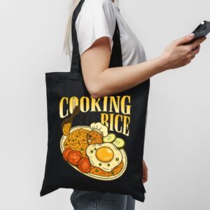 Tote Cooking Rice 1 Black