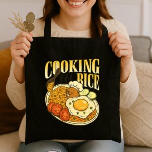 Tote Cooking Rice 3 Black Tote