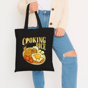 Cooking Rice Tote Bag