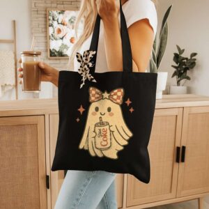 Tote Diet Coke Halloween Ghost Bow 10 Black