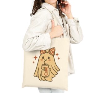 Tote Diet Coke Halloween Ghost Bow 21 Natural