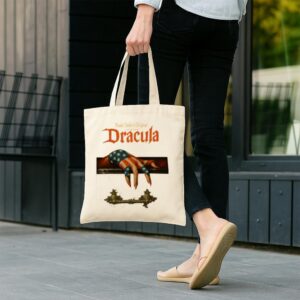 Tote Halloween Dracula 12 Natural