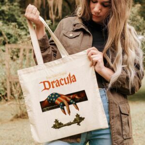 Tote Halloween Dracula 3 Natural