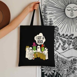Tote I Got A Rock Ghost 6 Black