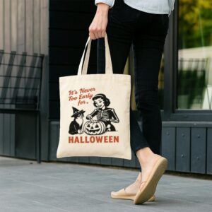 Tote It S Never Too Early For Halloween 12 Natural