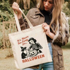 Tote It S Never Too Early For Halloween 3 Natural