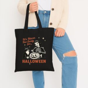 Tote It S Never Too Early For Halloween 7 Black