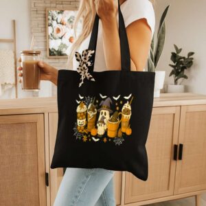 Spooky Coffee Halloween Tote Bag