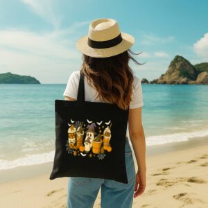 Tote Skeleton Coffee Cups 11 Black