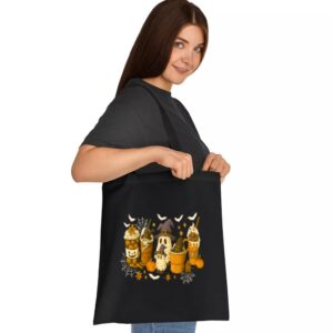 Tote Skeleton Coffee Cups 2 Black