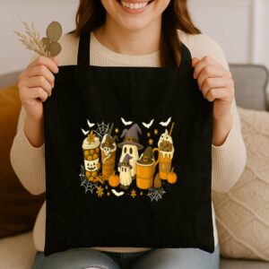 Tote Skeleton Coffee Cups 3 Black