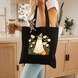 Tote Spooky Witchy 10 Black