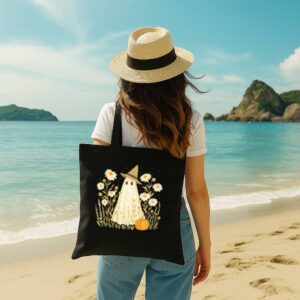 Tote Spooky Witchy 11 Black