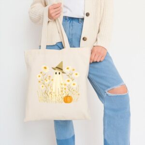 Tote Spooky Witchy 11 Natural