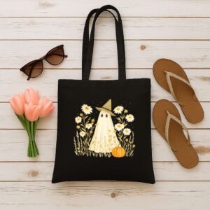Tote Spooky Witchy 12 Black