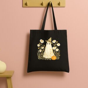 Tote Spooky Witchy 13 Black