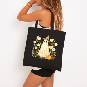 Tote Spooky Witchy 14 Black
