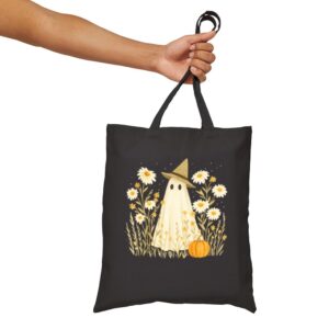 Tote Spooky Witchy 15 Black