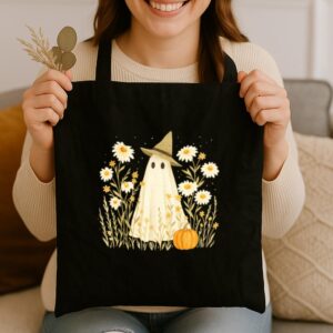 Tote Spooky Witchy 3 Black