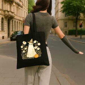 Tote Spooky Witchy 4 Black