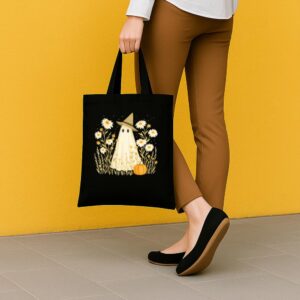 Tote Spooky Witchy 5 Black