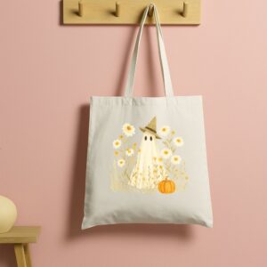 Tote Spooky Witchy 5 Natural