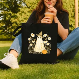 Tote Spooky Witchy 8 Black