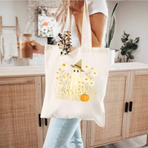 Tote Spooky Witchy 8 Natural